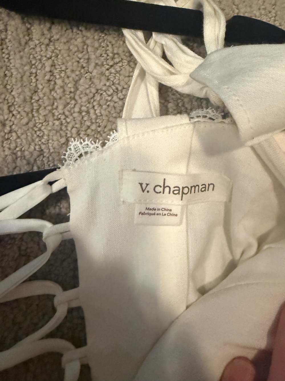 V Chapman  Lace Hem Mini Dress (size 2) - Picture 4 of 7